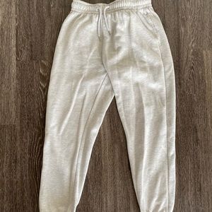 L Primark Grey/White Joggers